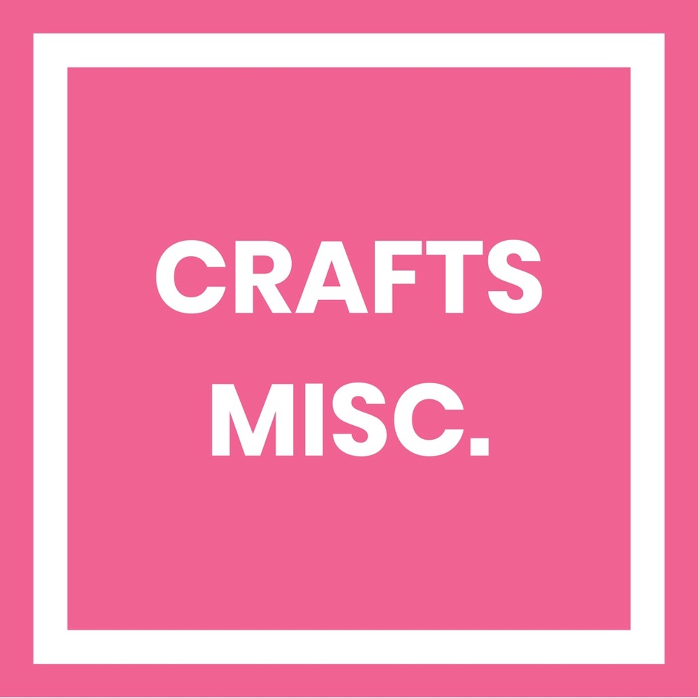 ASSORTED CRAFTS & CRAFT SUPPLIES